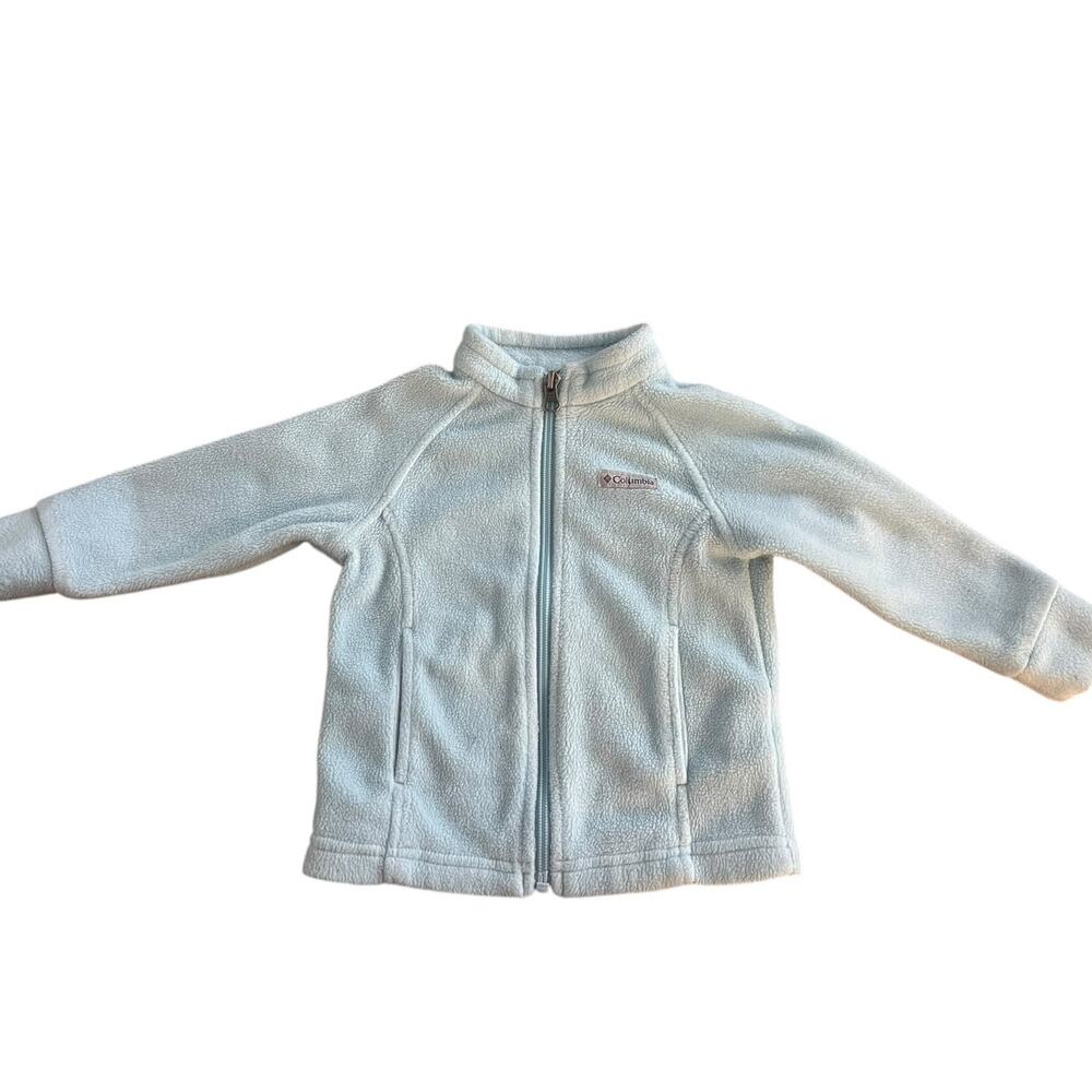 Light Blue Columbia Fleece Jacket - Size 12- 18 Months Preowned